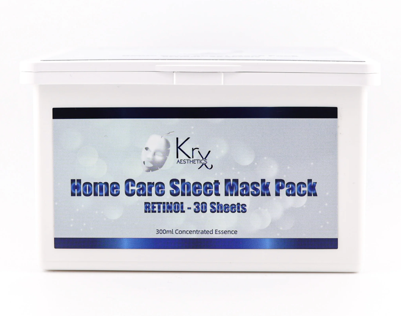 HOME CARE SHEET MASK PACK RETINOL, Тканевые маски с ретиналем, Krx Aestetics, 30 pcs