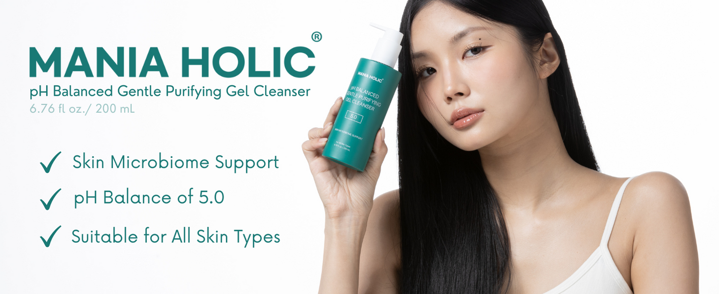 ph-BALANCED GENTLE PURIFYING CLEANSER, Mania Holic, 200 ml