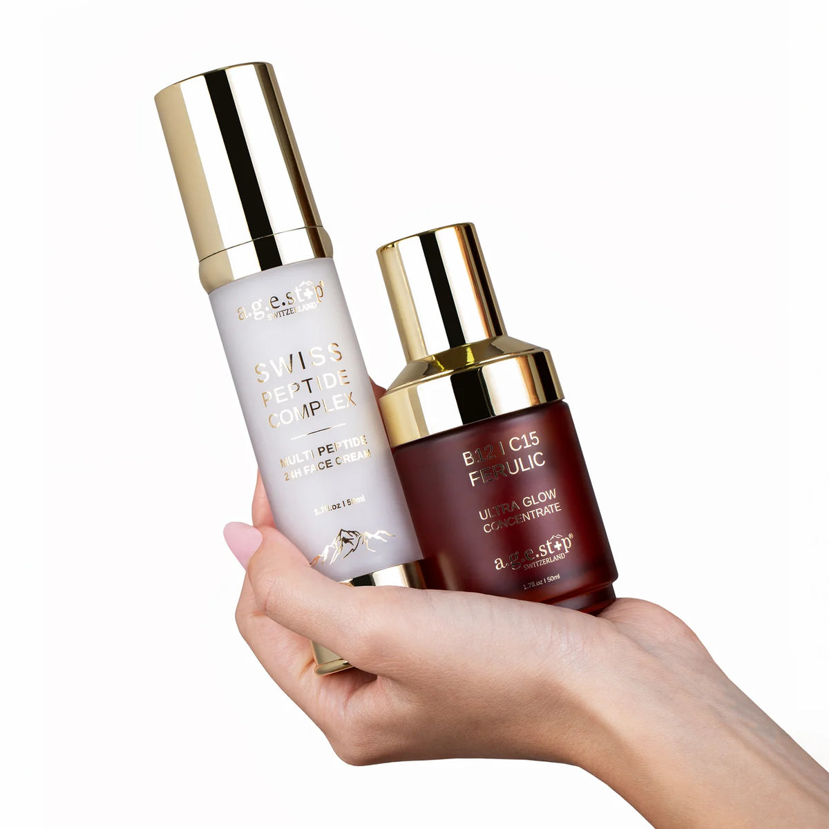 SWISS VITAMIN-PEPTIDE RADIANCE DUO set, AgeStop