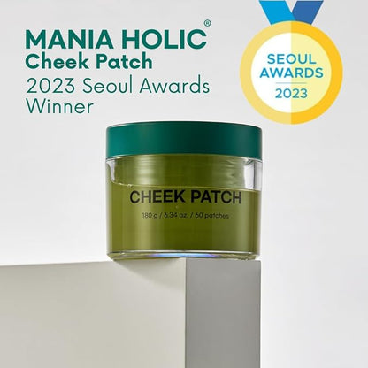 CHEEK PATCH, Hydrating and cooling hydrogel pads, Mania Holic, 60 pcs