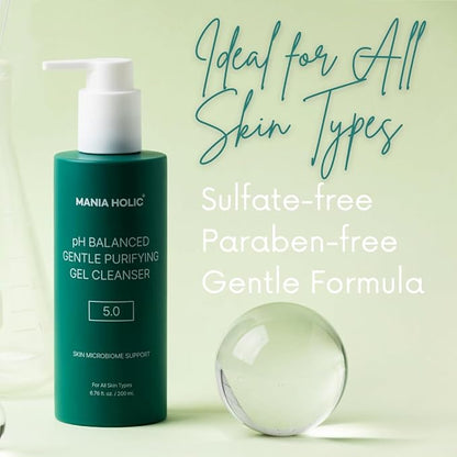 h-BALANCED GENTLE PURIFYING CLEANSER, Mania Holic, 200 ml