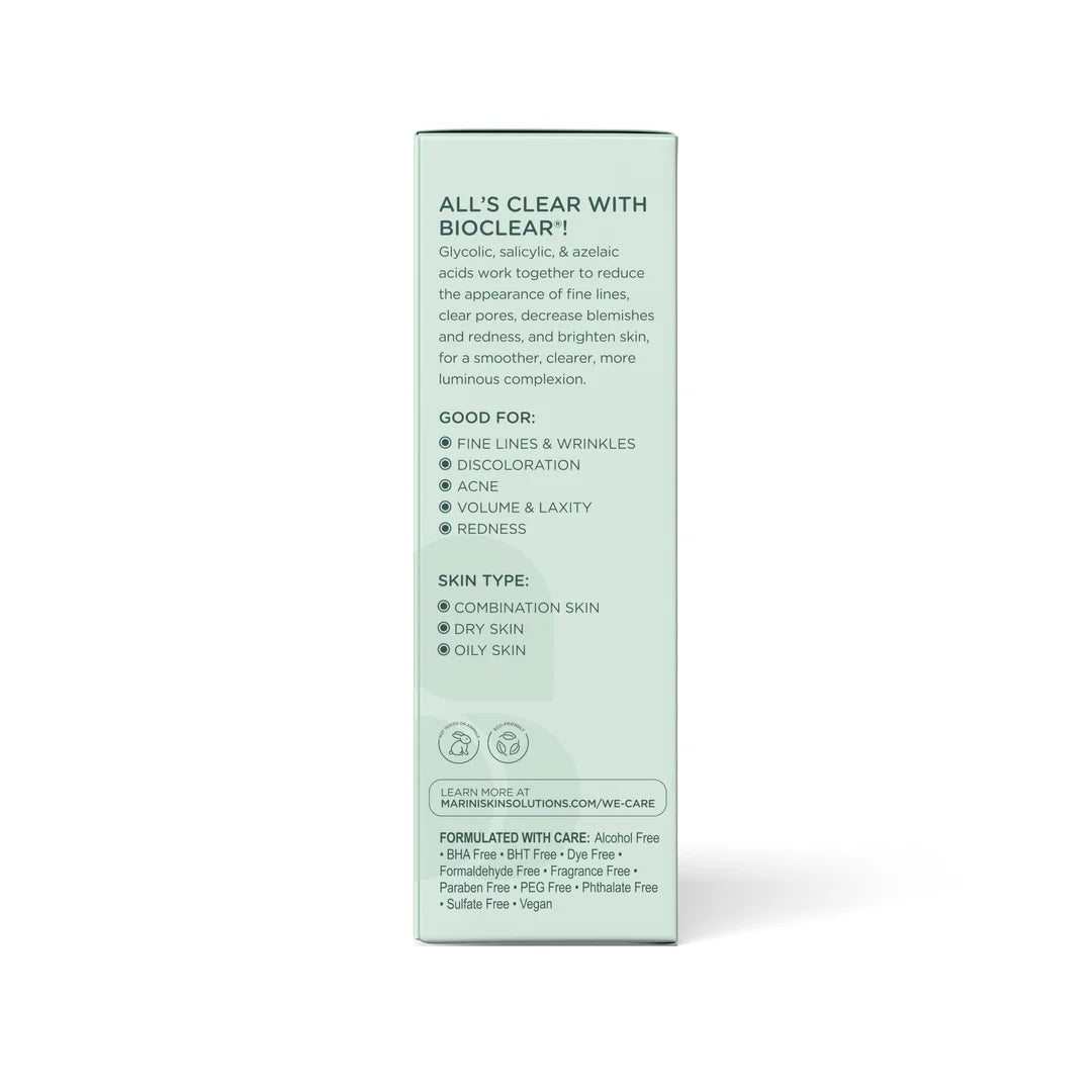 BIOCLEAR® FACE LOTION, Marini Solutions, 30ml