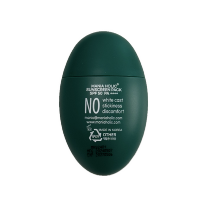 SUNSCREN PACK SPF50 PA++++, Mania Holic, 50 ml