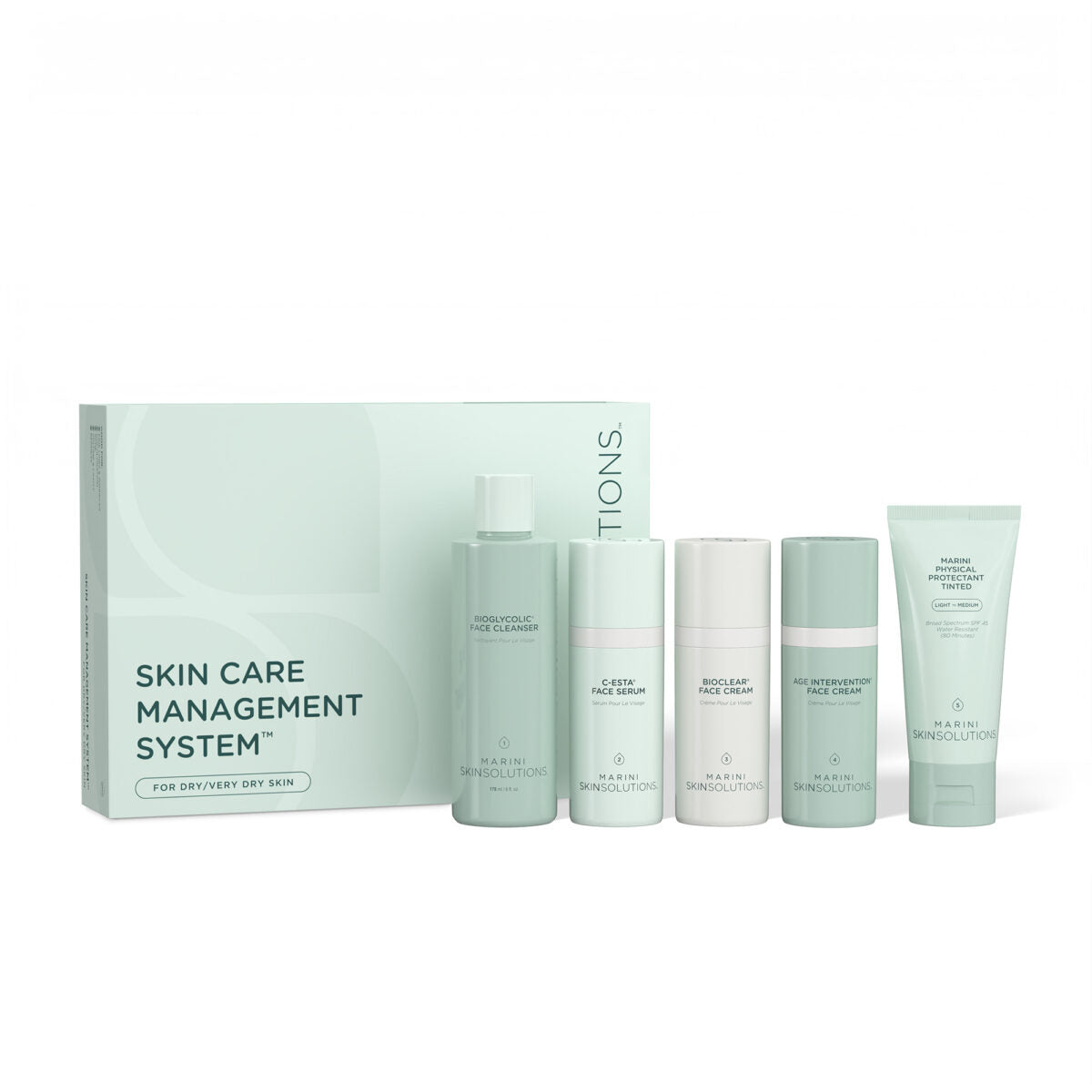 SKIN CARE MANAGEMENT SYSTEM™ FOR DRY/VERY DRY SKIN SPF30, Marini Solutions