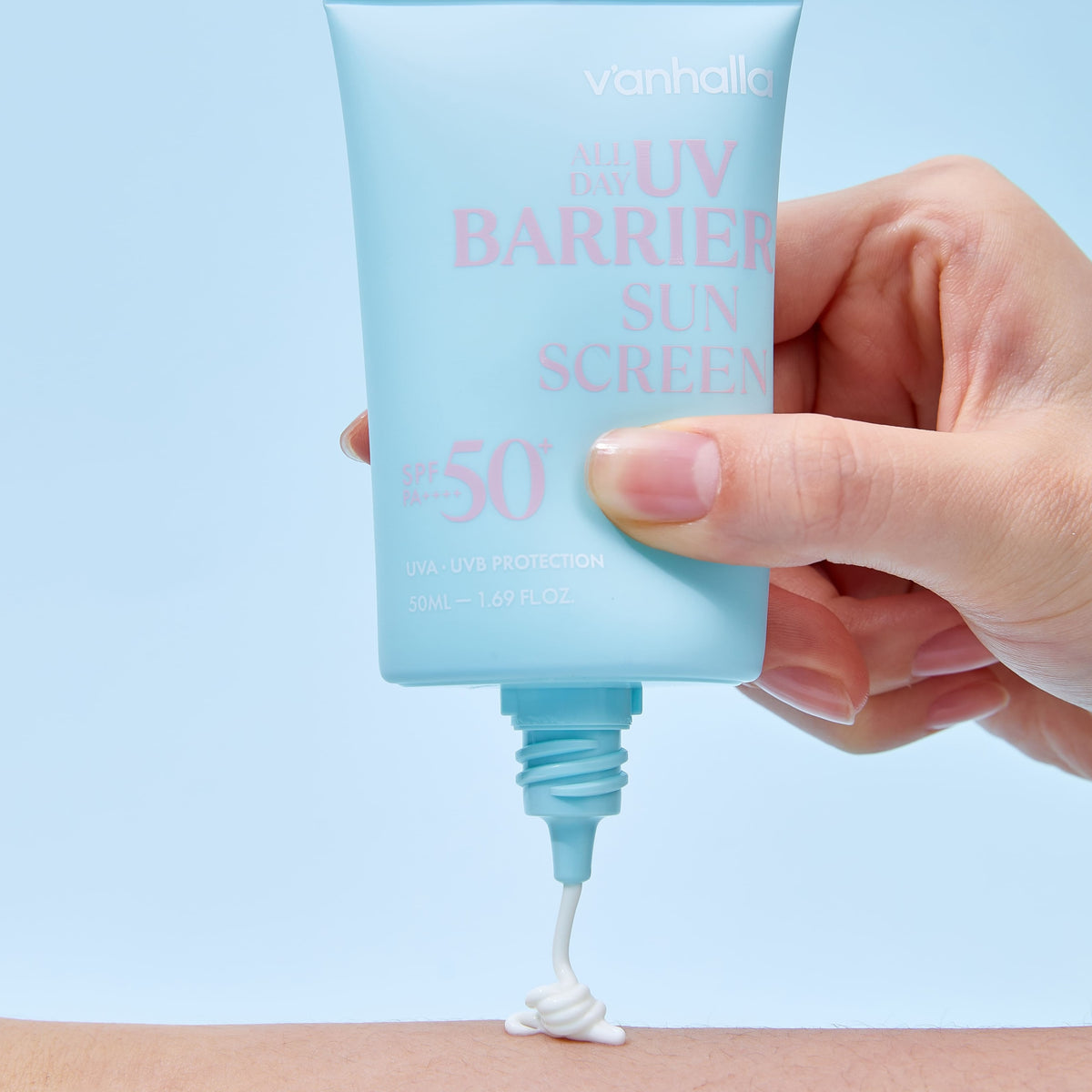 ALL DAY UV BARRIER SUN SCREEN SPF50+ PA++++, V'anhallq, 50ml